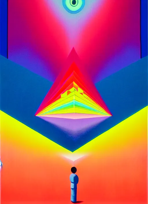 Image similar to prism by shusei nagaoka, kaws, david rudnick, airbrush on canvas, pastell colours, cell shaded, 8 k