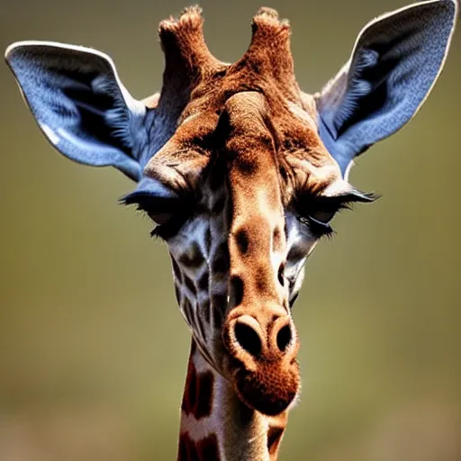 Image similar to a giraffe - human, wildlife photography