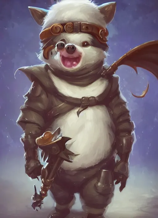 cute little anthropomorphic skunk wizard wearing | Stable Diffusion ...