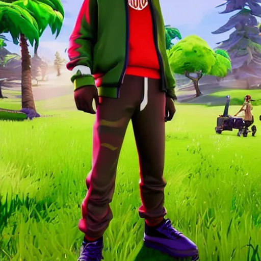 Image similar to snoop dogg fortnite character skin