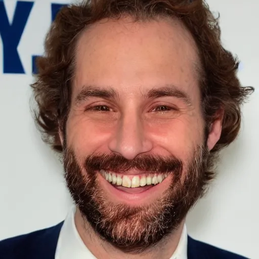 Prompt: Actor Matthew Hoffman smiling at the camera