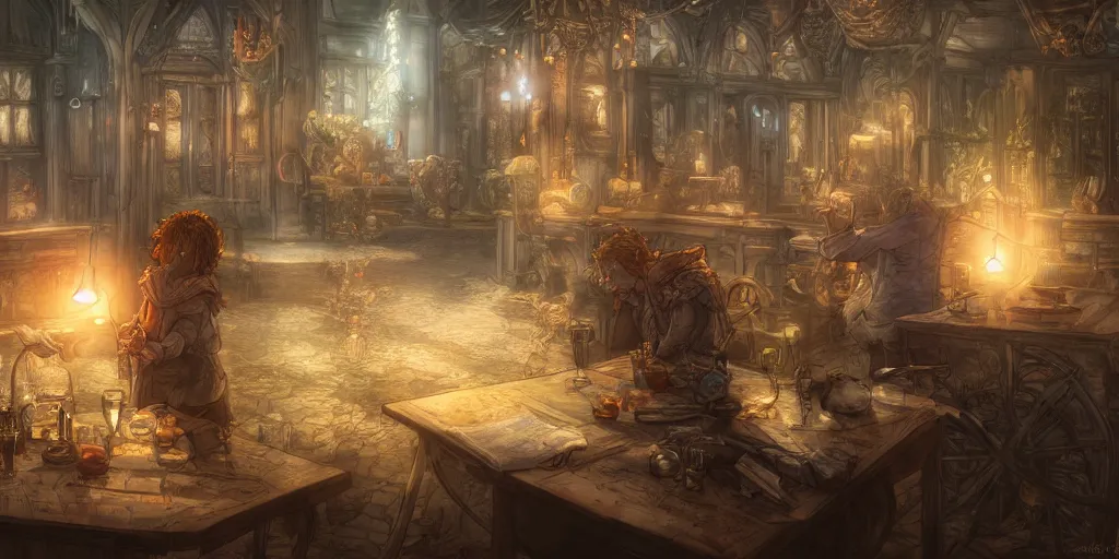 Prompt: let us not seek to satisfy our thirst for freedom by drinking from the cup of bitterness and hatred. ultrafine highly detailed hyper colorful illustration, sharp focus, octopath traveler, final fantasy, unreal engine highly rendered, global illumination, radiant light, intricate and detailed environment