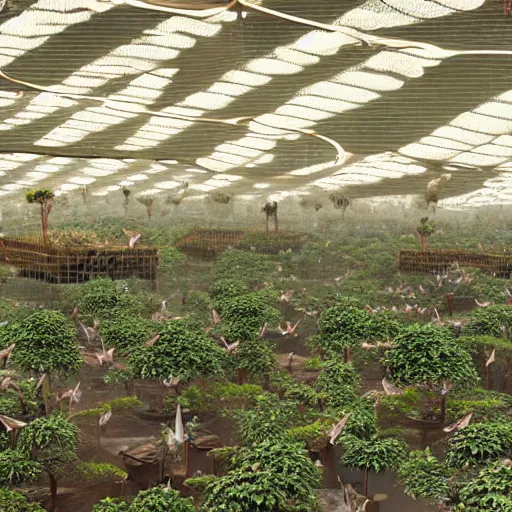 Prompt: people tending to a massive moth farm, 8 k, extremely detailed, photo realistic,