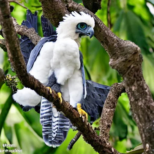 Image similar to hyacanth harpy eagle