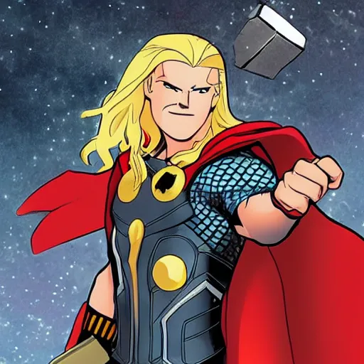 Thor, anime, god of thunder, infinity war, new anime, the avengers, HD  phone wallpaper | Peakpx