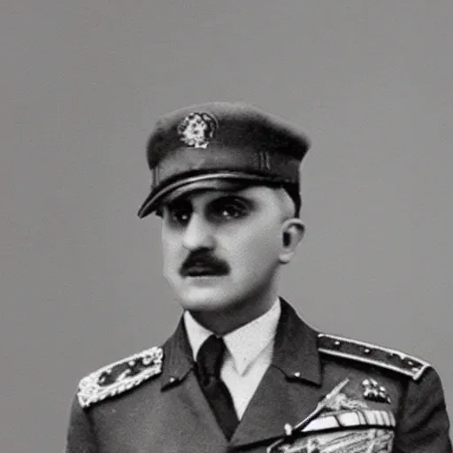 Prompt: Kamer Mesdjian, Armenian general, 1936