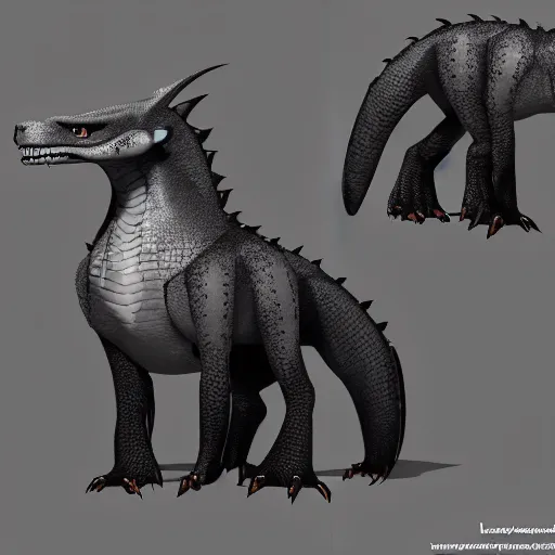 Prompt: Concept, 3d render sheet Dragon concept artwork character design by Disney Pixar, in the style of ‘how to train your dragon’, ‘luca’ etc, high detail, detailed feathers, textures, scales and fur, 3d render