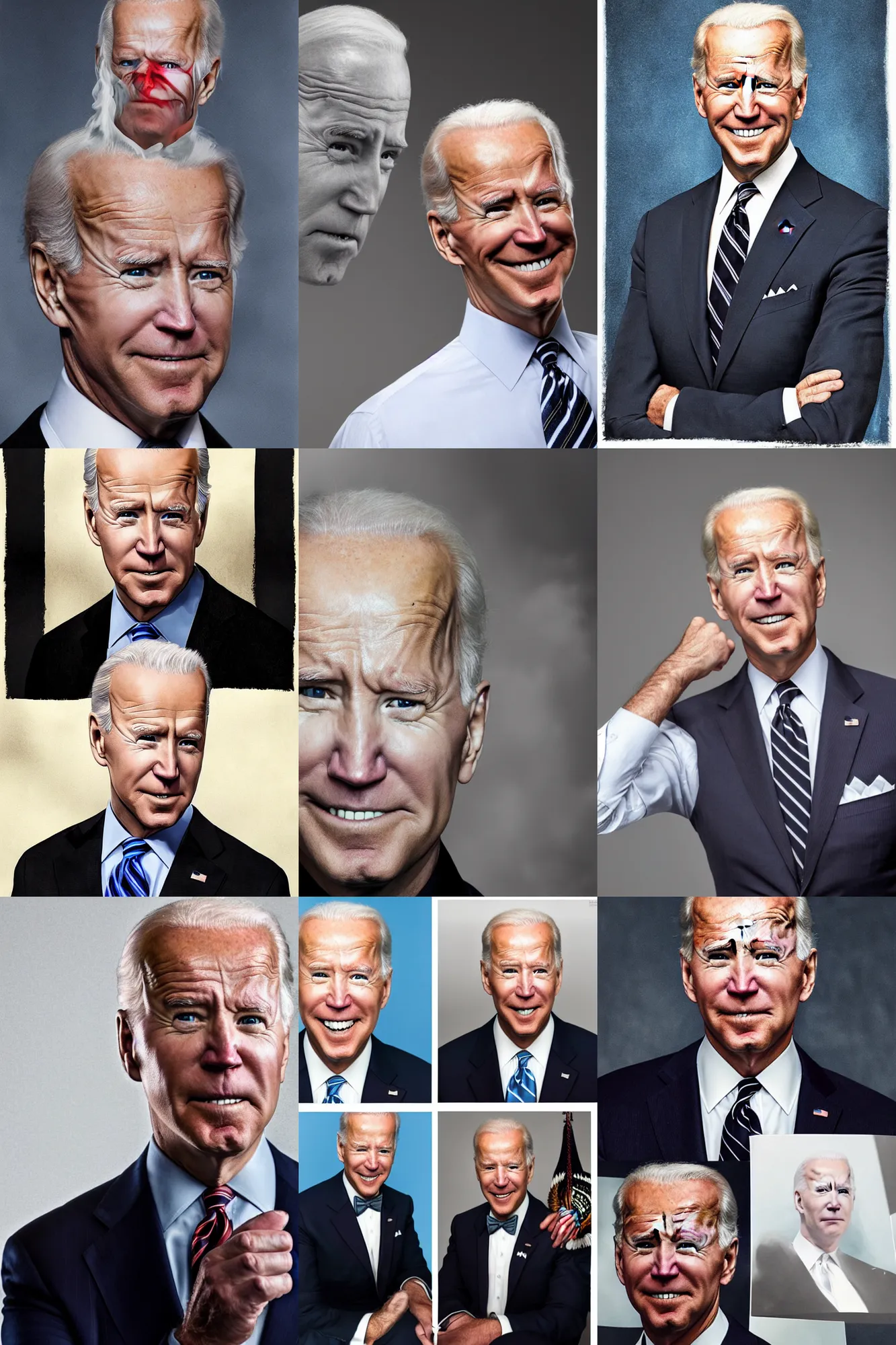 Prompt: photo portrait Joe Biden as Voldemort, The Avengers
