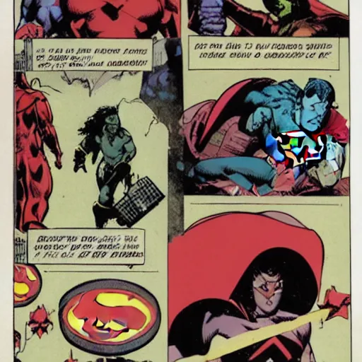 Prompt: The chronicles of a marvel super hero . Mignola, Mike [Illustrator] Burchett, Rick