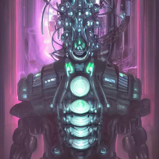 Image similar to shodan from system shock 2 by igor kieryluk