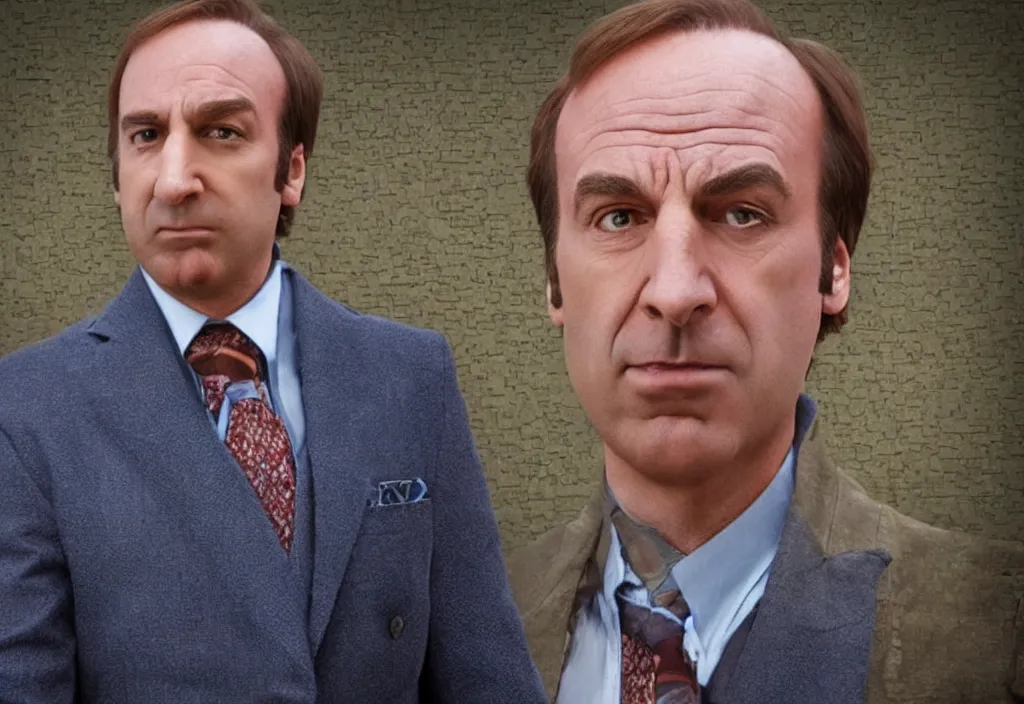 Prompt: saul goodman in minecraft