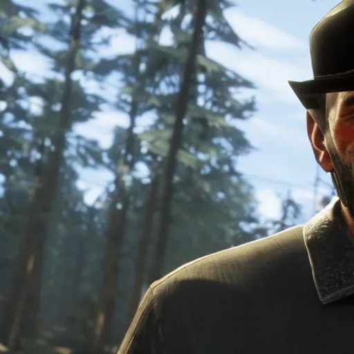 Image similar to Niko Bellic in red dead redemption 2 4K quality