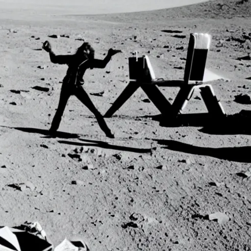 Prompt: an outdoor dance party on the moon