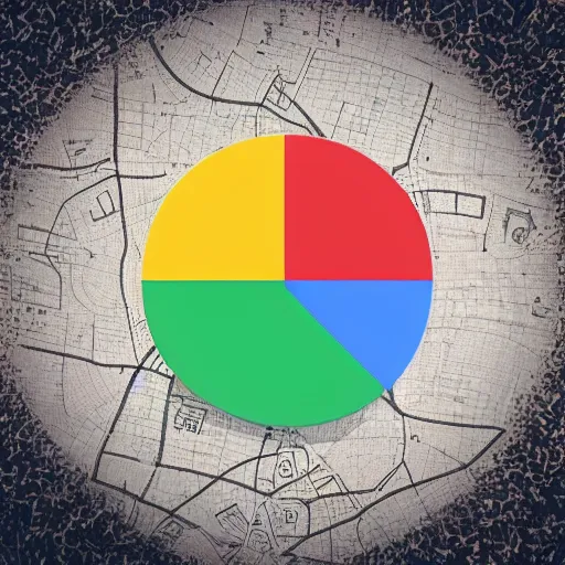 Image similar to google maps logo, designed by an instagram lifestyle account