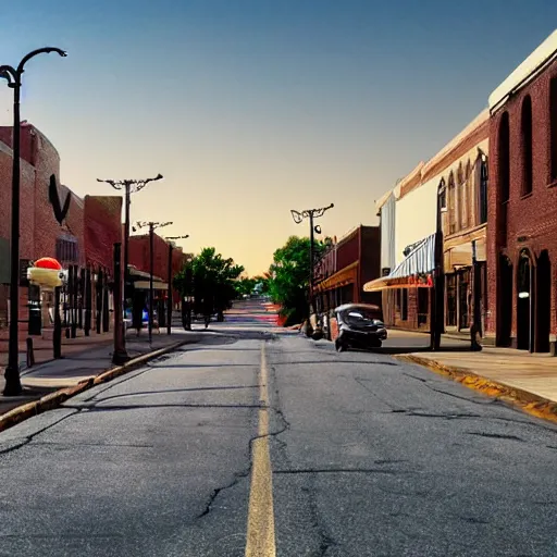 Image similar to promotional photo of Cullman, Alabama, award winning photo, artstation, cinematic, 8k quality,