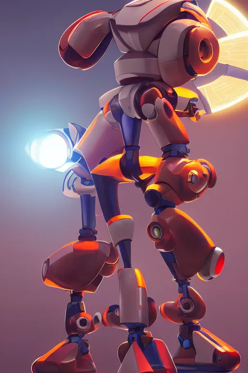 Image similar to metabots medabots medarotto medarot robot minimalist comics, behance hd by jesper ejsing, by rhads, makoto shinkai and lois van baarle, ilya kuvshinov, rossdraws global illumination ray tracing hdr radiating a glowing aura