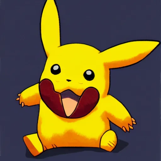 Image similar to Portrait of Mike tyson as Pikachu