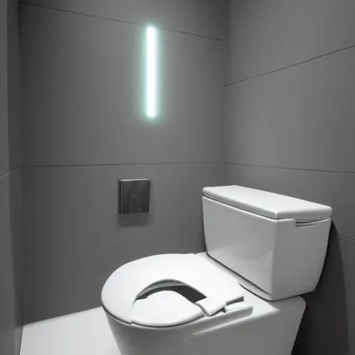 Prompt: an toilet design for alien