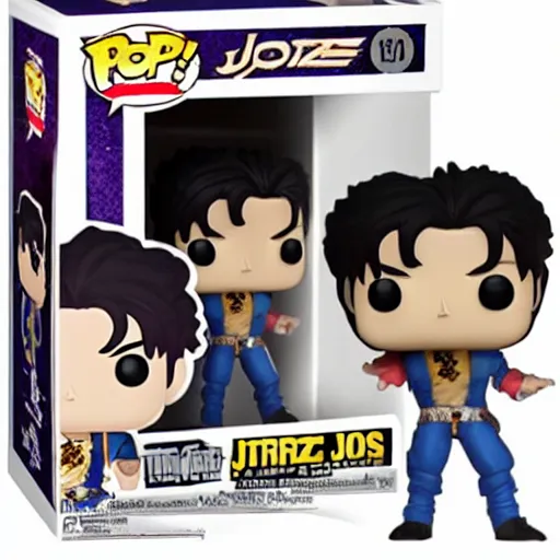 Image similar to jojos bizarre adventure, funko pop