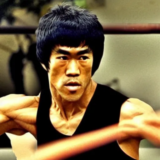 Image similar to Bruce Lee if he was 70 years old