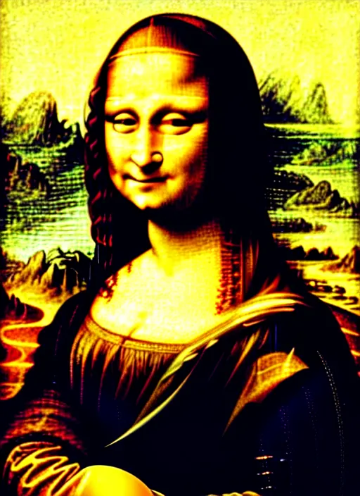 Image similar to portrait of mona lisa, by leonardo da vinci