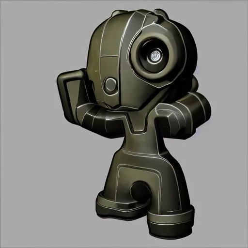 Prompt: 3 d toy pipboy from fallout : new wegas,