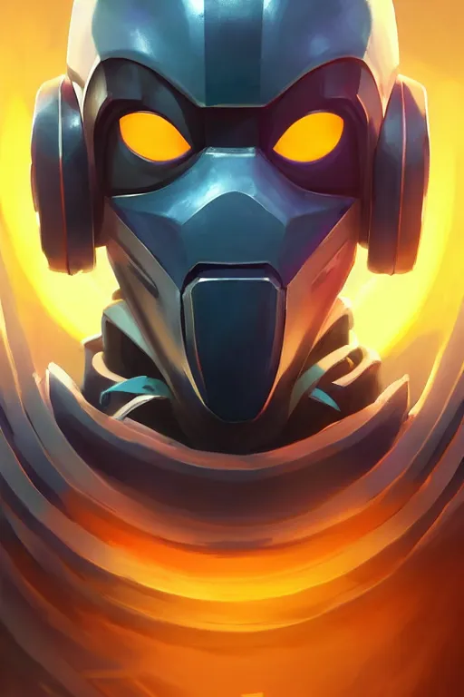 Image similar to epic mask helmet robot ninja portrait stylized as fornite style game design fanart by concept artist gervasio canda, behance hd by jesper ejsing, by rhads, makoto shinkai and lois van baarle, ilya kuvshinov, rossdraws global illumination radiating a glowing aura global illumination ray tracing hdr render in unreal engine 5