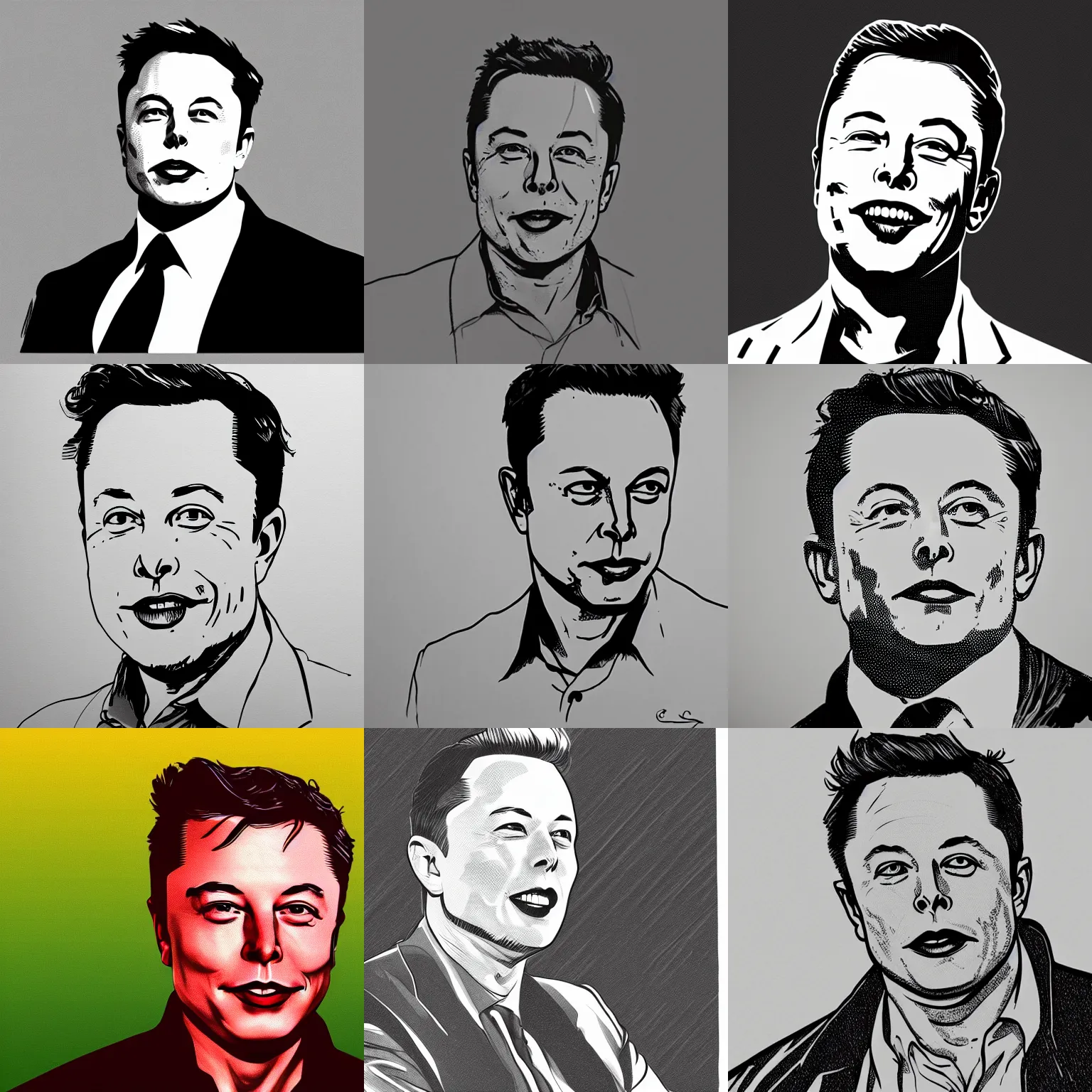 How to: Draw Elon Musk - YouTube