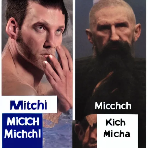 Image similar to mitch vs mitchell