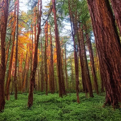 Image similar to un bosque magico