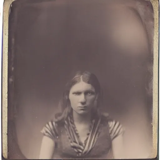 Image similar to tintype photo, female in a cage, underwater, jellyfish