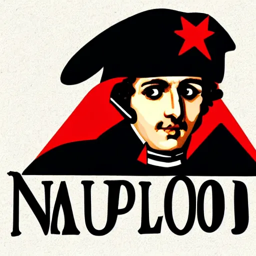 Image similar to napoleon, digital art, iconic icon, 2 d vector logo, cartoon, t - shirt design