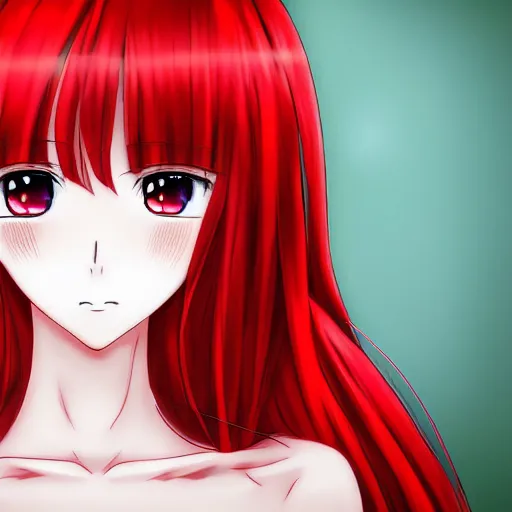 anime girl with red hair, confused facial expression, | Stable Diffusion |  OpenArt