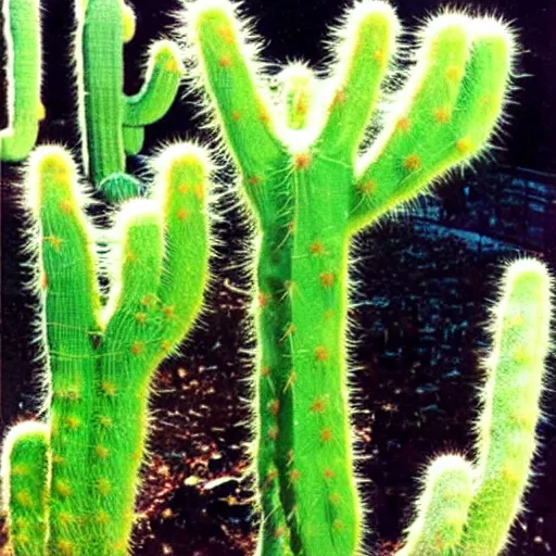 Prompt: alien cactus