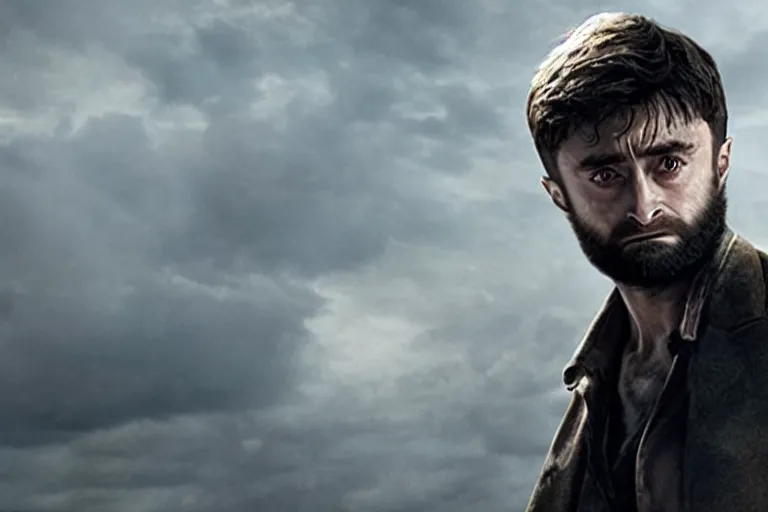 Image similar to Daniel Radcliffe as Wolverine in 'Logan 2' (2023), movie still frame, promotional image, imax 70 mm footage, oscar nominated cinematography, volumetric lighting, 8k resolution