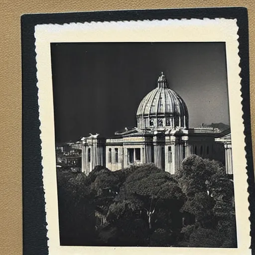 Image similar to Roman Empire, photograph, 1970s Rome, modern Roman Empire, alternate history, Polaroid