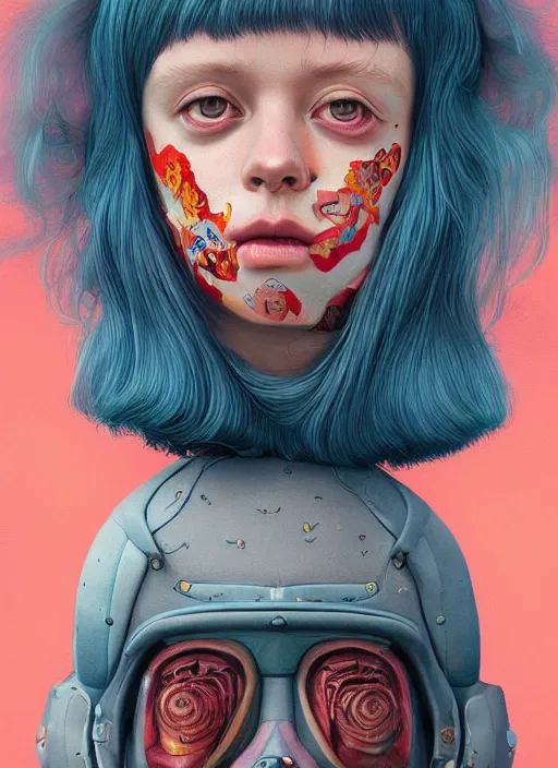 Prompt: portrait :: by Martine Johanna and Simon Stålenhag and Chie Yoshii and wlop and Guillermo del toro :: ornate, dynamic, particulate, rich colors, elegant, centered, artstation, smooth, sharp focus, octane render, 3d