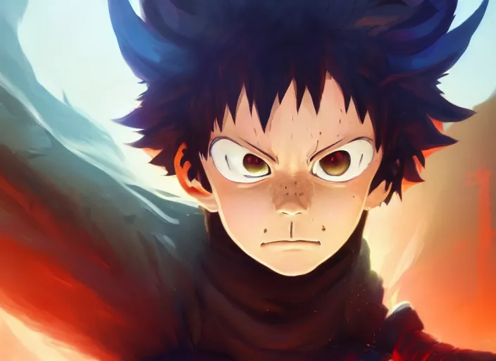 Prompt: highly detailed portrait of a demon, in my hero academia, stephen bliss, 8 k, unreal engine, fantasy art by greg rutkowski, loish, rhads, ferdinand knab, makoto shinkai and lois van baarle, ilya kuvshinov, rossdraws, tom bagshaw, global illumination, radiant light, detailed and intricate environment