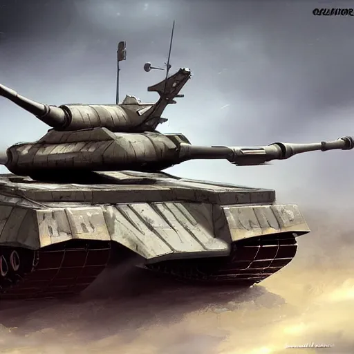 Image similar to Futuristic battle tank, advanced technology, concept art, digital painting, highly detailed, illustration