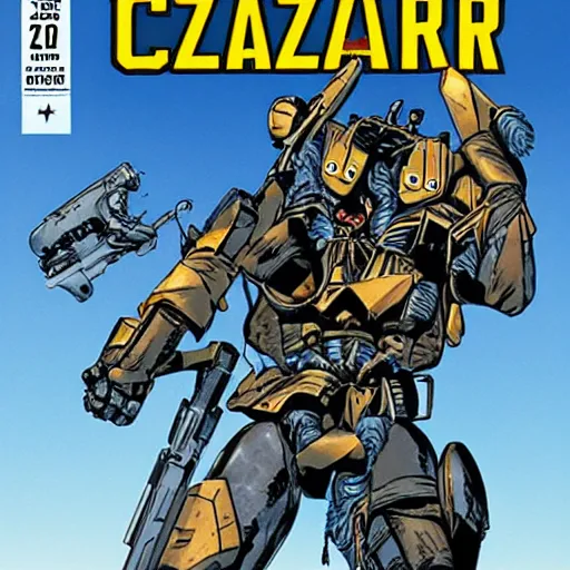 Image similar to cazador comic by ariel olivetti