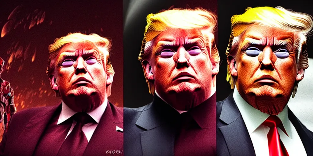 Image similar to donald trump as baron harkonnen in jodorowsky ’ s dune, realistic concept art