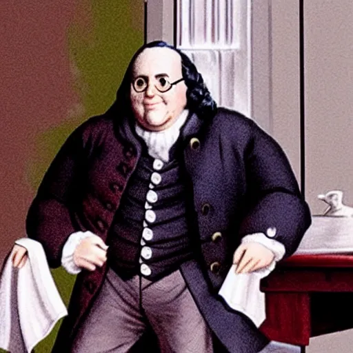 Prompt: “Benjamin Franklin as a 1980s action figure”