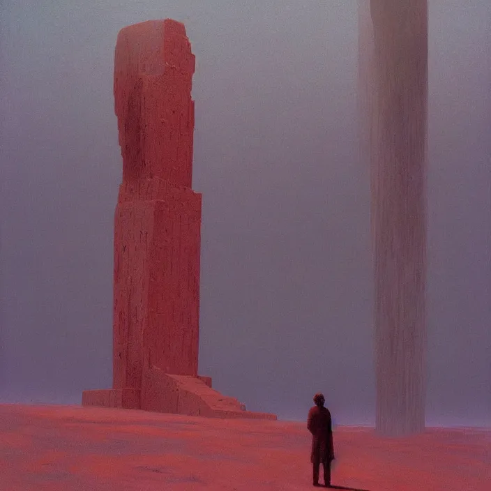 Image similar to false prophet, science fiction, Edward Hopper and James Gilleard, Zdzislaw Beksinski, highly detailed