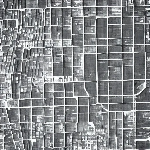 Prompt: Minimalist painting of a satellite view of a city