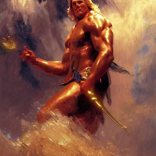Prompt: angry zeus. highly detailed painting by gaston bussiere, craig mullins, j. c. leyendecker 8 k