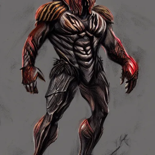 Image similar to concept art of predator redesign, overcast weather