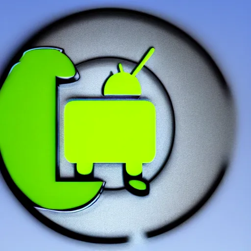 Prompt: android mixed apple logo