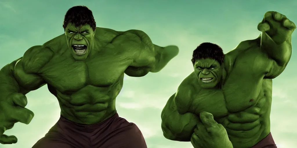 Prompt: barack obama as a the hulk, 8 k resolution