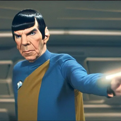 Prompt: spock in star wars