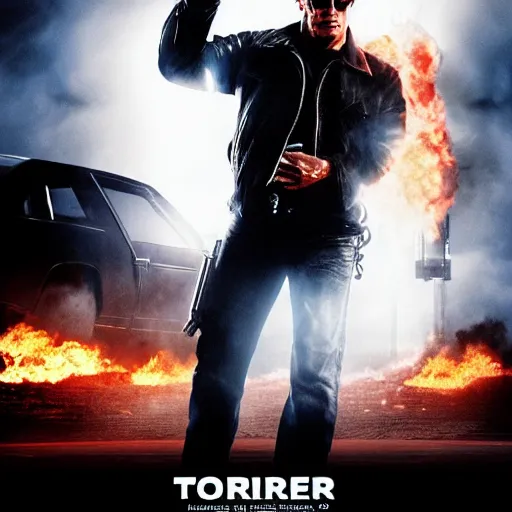 Image similar to terminator movie poster